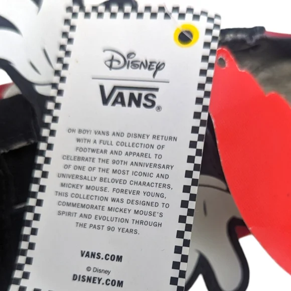 Vans x Disney RARE Mickey Mouse Hug Old School Sneakers NEW Little Kids 12 - Picture 10 of 14